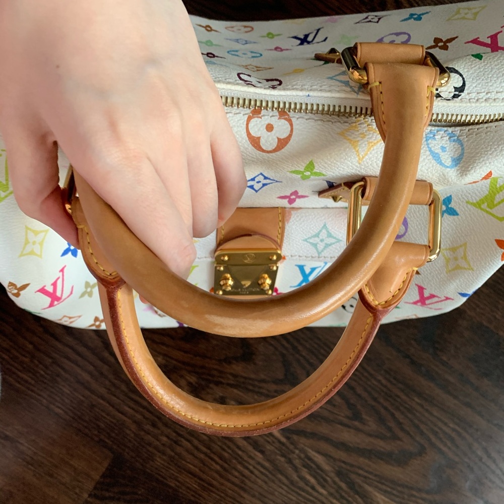 ❌SOLD❌Louis Vuitton monogram multicolored speedy 30 tote - Picture 7 of 8
